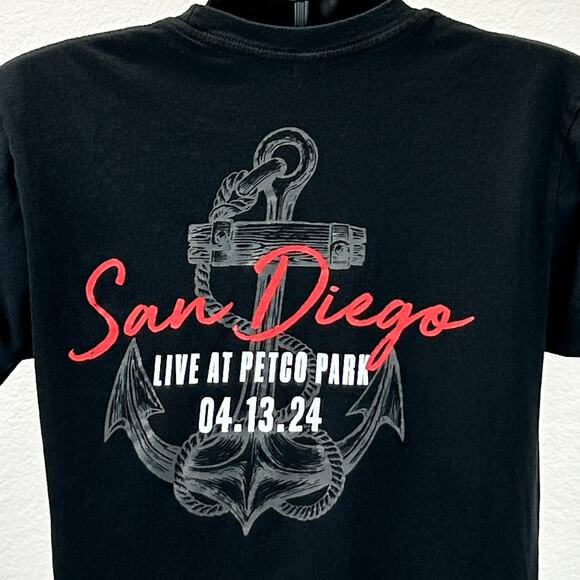 Sting and Billy Joel San Diego Concert T Shirt Mens M Medium Black 2024 Tour USA - Picture 5 of 7